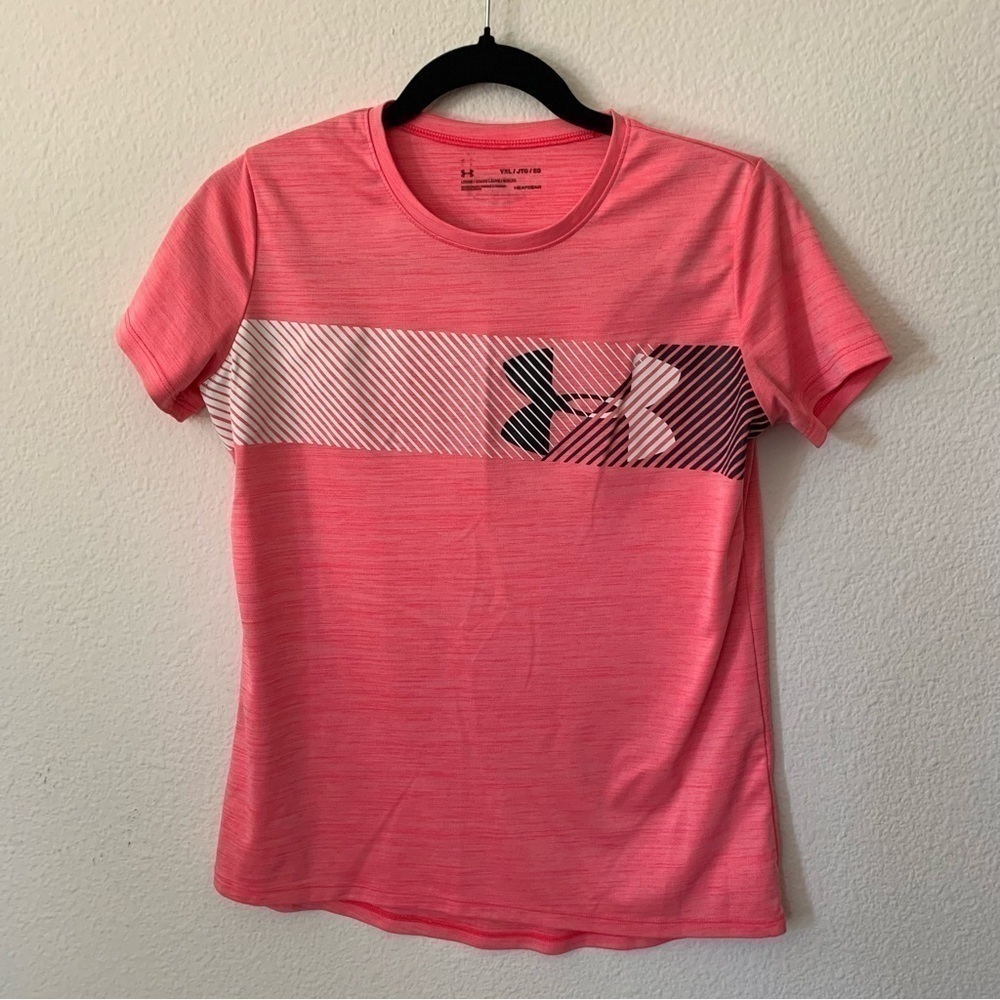 Under Armour Pink Youth Extra Large Tee Shirt